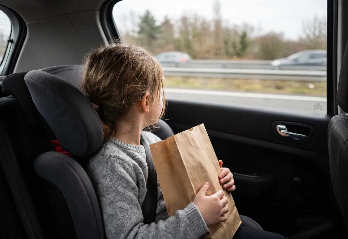 Prévenir les vomissements des enfants en voiture